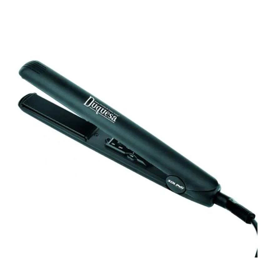Prancha Chapinha Alisadora Soling Duquesa Preta 200 ºc / 392 ºf Bivolt