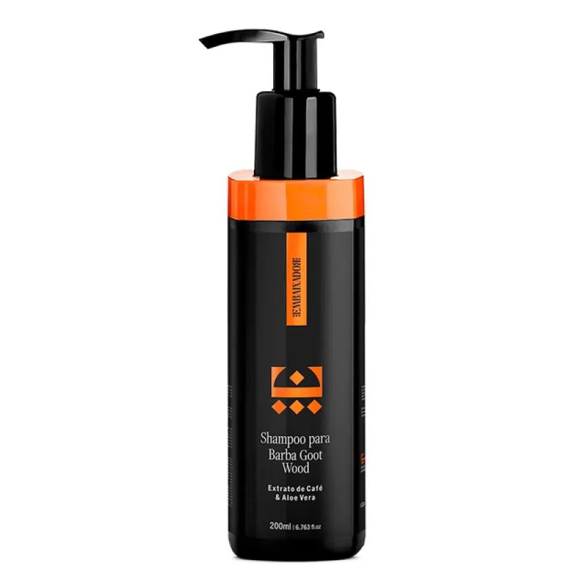 Kit Barba Goot Wood - Óleo + Balm + Shampoo Barba Embaixador 200ml