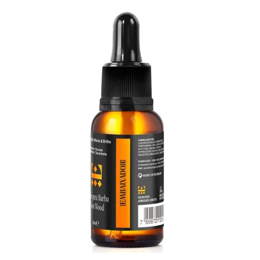 Kit Barba Goot Wood - Óleo + Balm + Shampoo Barba Embaixador 200ml