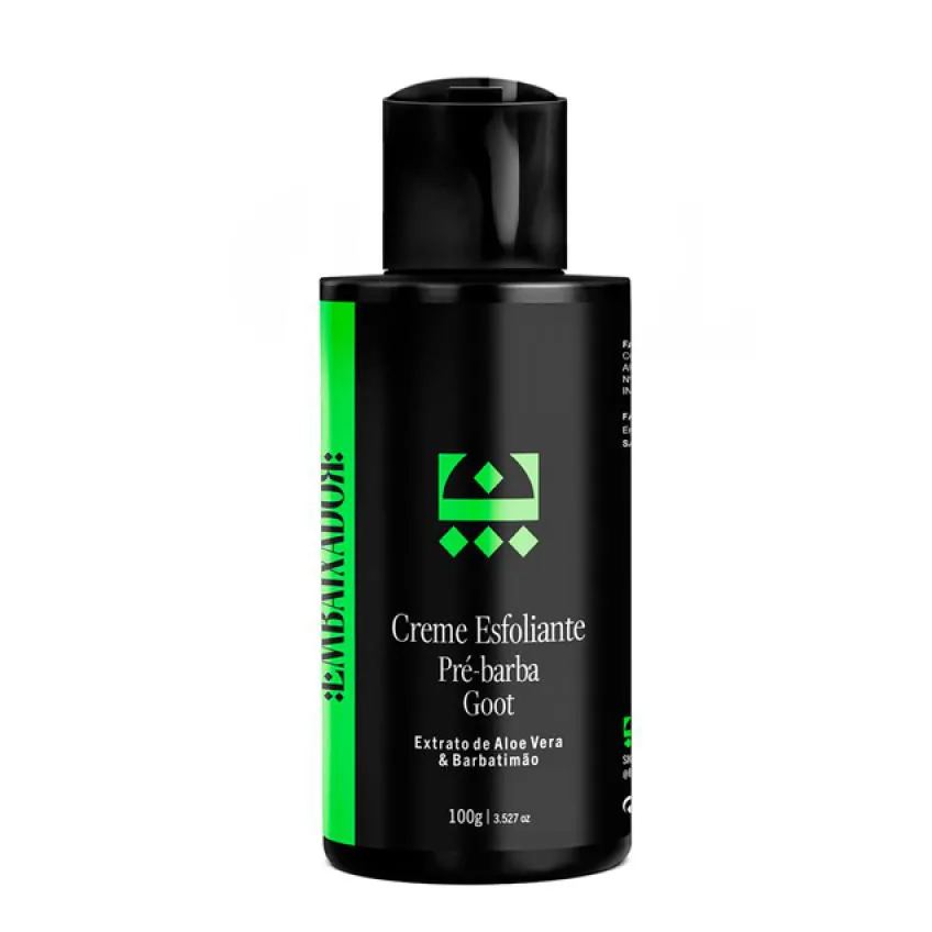 Creme Esfoliante Pré-barba Goot Embaixador 100g