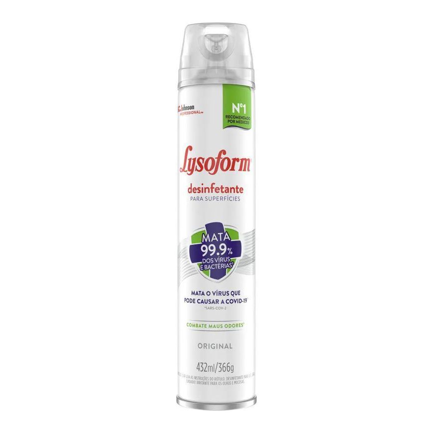 Desinfetante Lysoform Original Superfícies 432ml