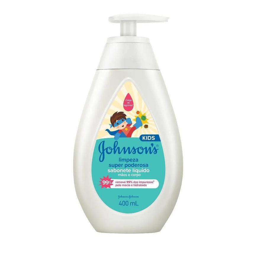 Sabonete Líquido Johnson's Limpeza Super Poderosa 400ml
