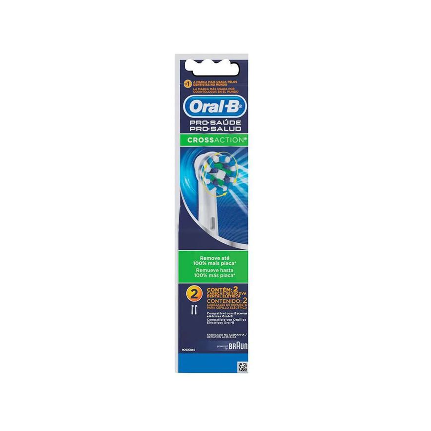Kit Refil Escova Elétrica Oral-B Cross Action Leve 4 Pague 2