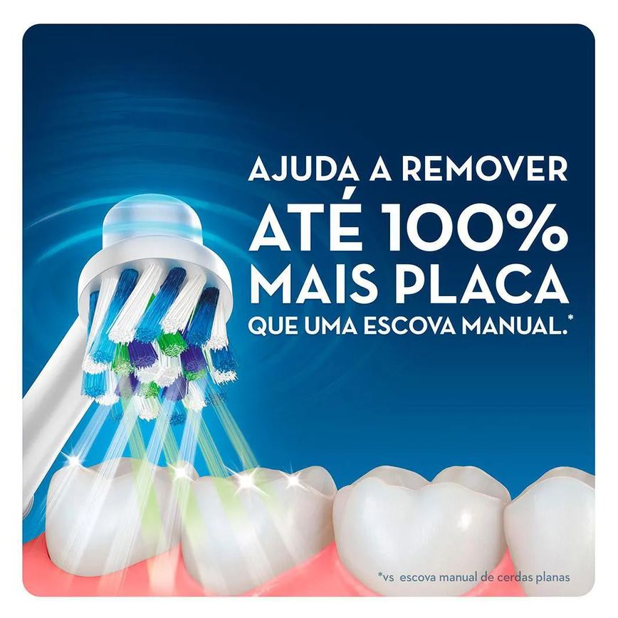Kit Refil Escova Elétrica Oral-B Cross Action Leve 4 Pague 2