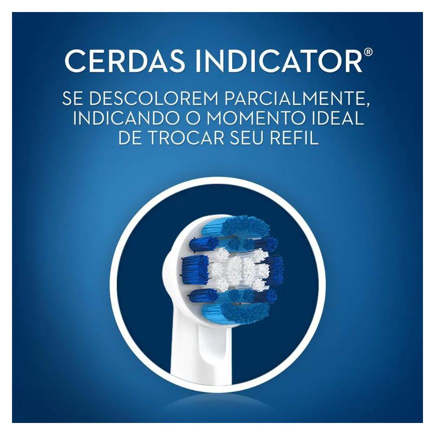 Refil Escova Elétrica Oral-B Precision Clean - 4 unidades