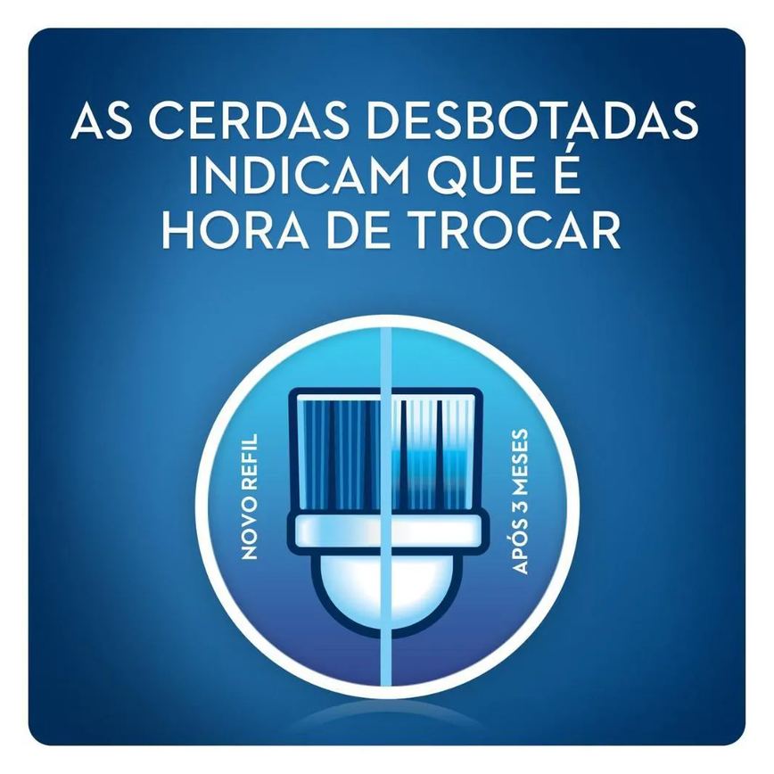Refil Escova Elétrica Oral-B Precision Clean - 4 unidades