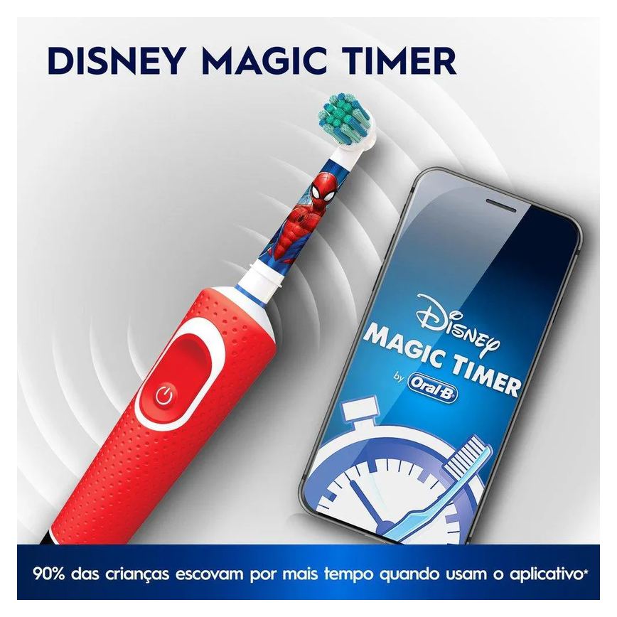 Refis para Escova Elétrica Oral-B Spiderman 2 unidades