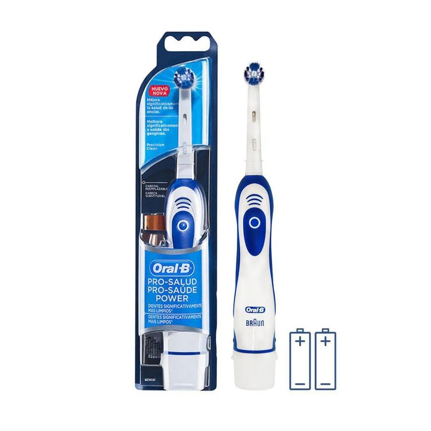 Escova Dental Elétrica Oral-B Pro-Saúde Power + 2 Pilhas