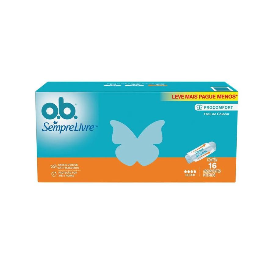 Absorvente Interno Ob Procomfort Super 16 unidades