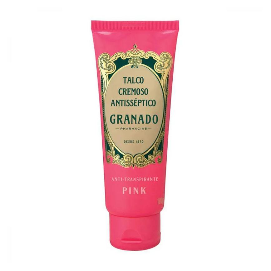 Talco Granado Antisséptico e Antiranspirante Creme Pink 100g