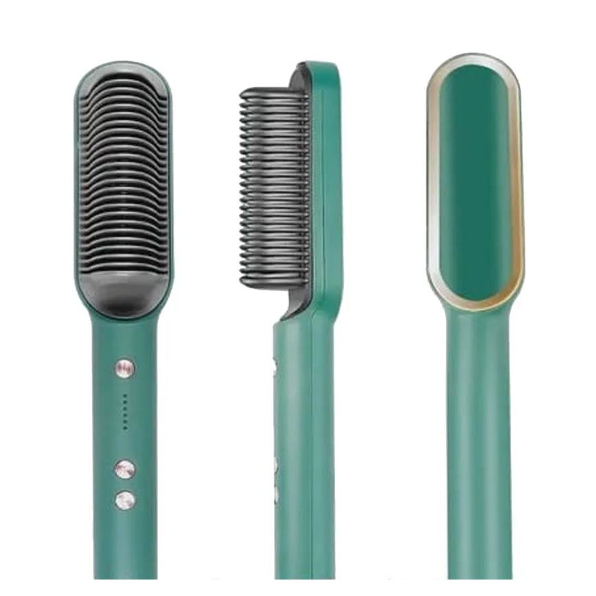 Chapinha Escova Secadora Profissional De Cabelo Pente Verde
