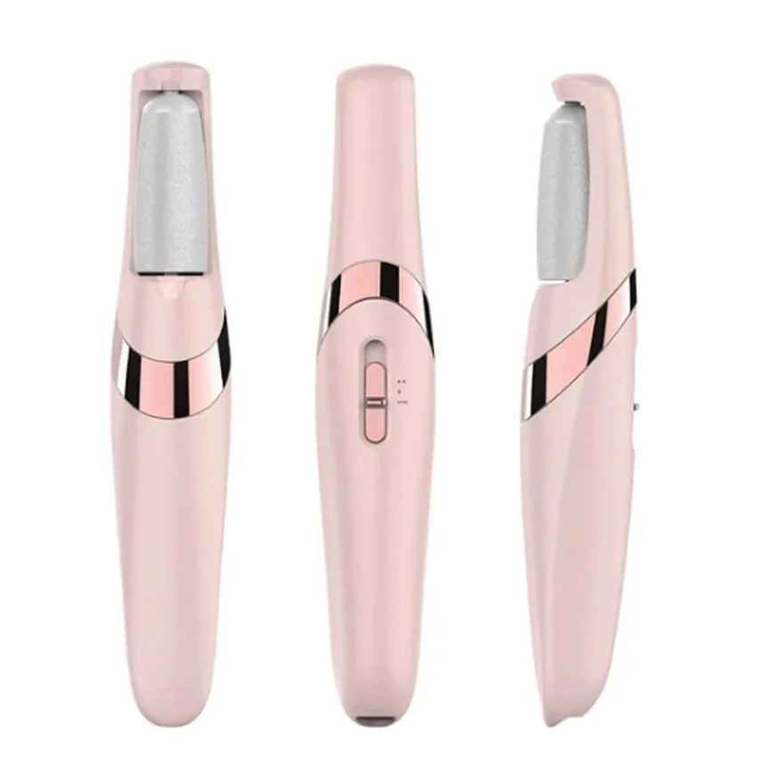 Removedor de Calos Portátil Lixa Elétrica Esfoliador Para os Pés Recarregável Carregamento Usb Rosa