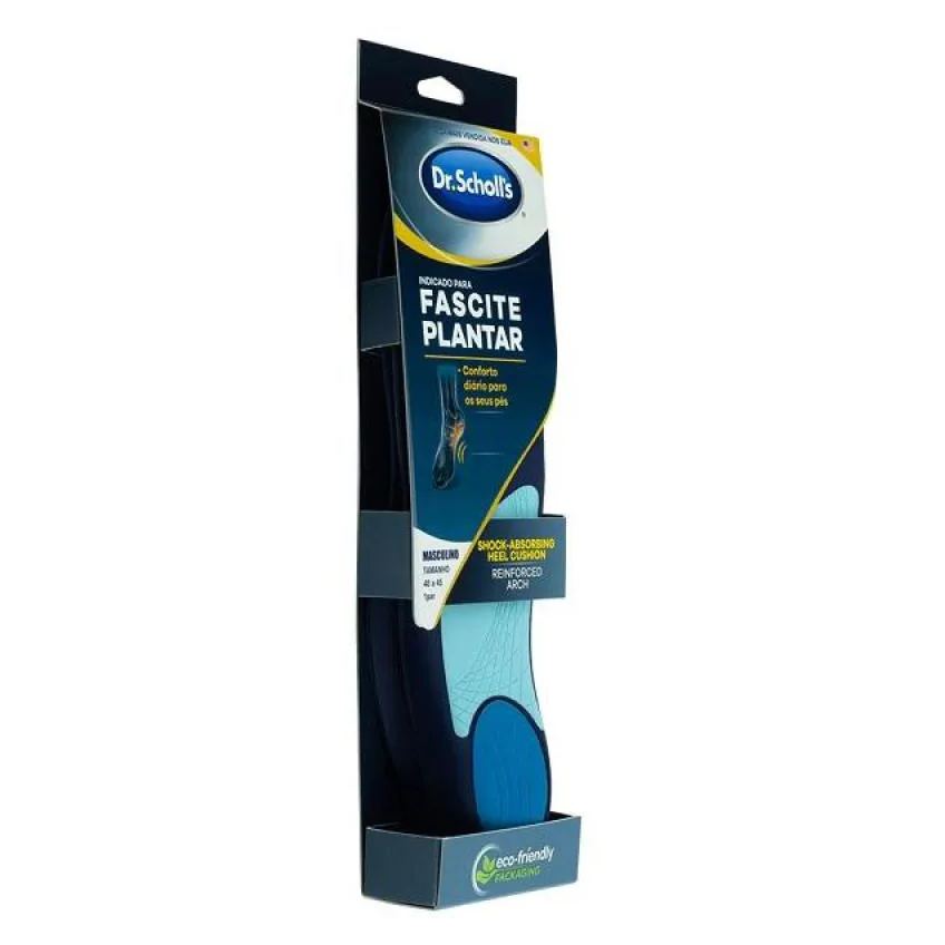 Palmilha Dr. Scholls P/ Alivio da Fascite Plantar (esporao) 40-45