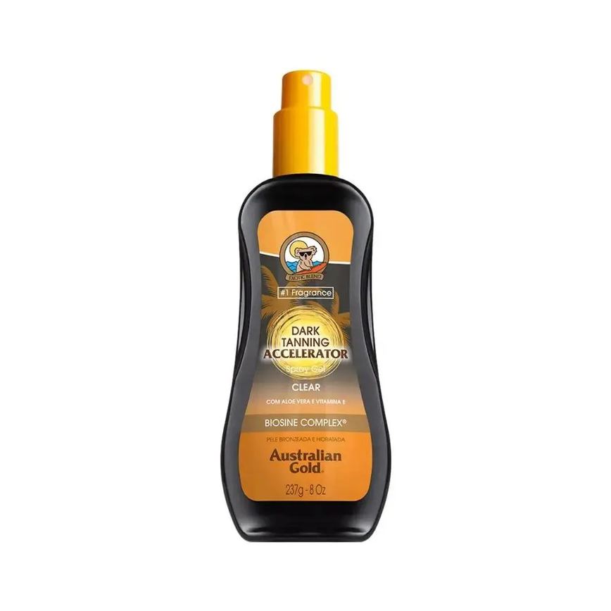 Bronzeador Australian Gold Acelerador Clean Dark Tanning 237ml