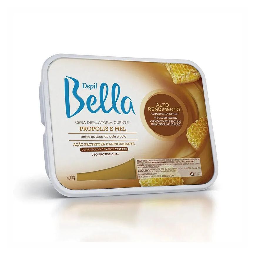 Cera Quente Depilatória Depil Bella Propólis 400g