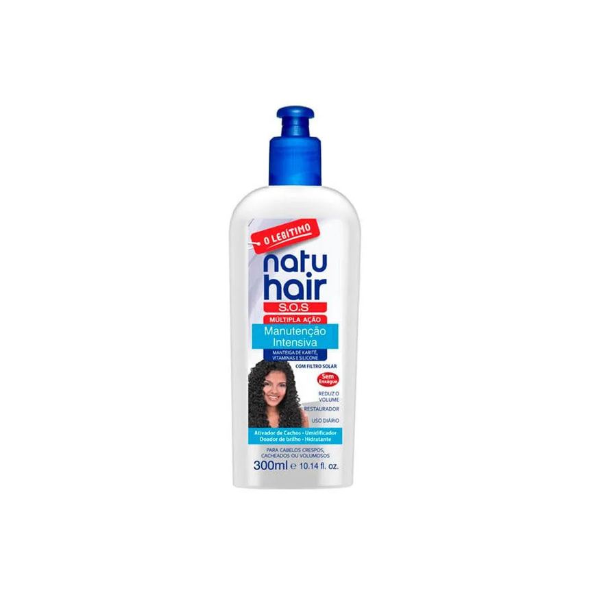 Creme para Pentear Natu Hair Sos Red Volume Manut Int 300ml