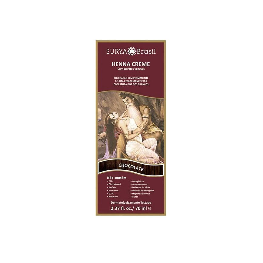 Henna Creme Natural Surya Chocolate