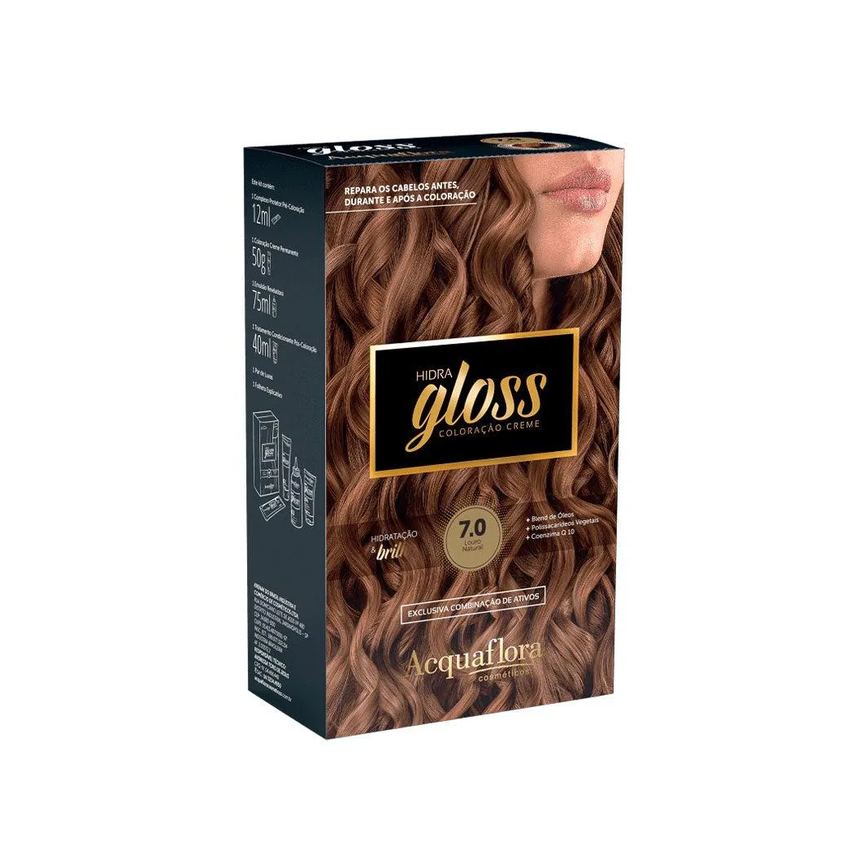 Tintura Acquaflora Hidra Gloss 70 Louro Natural