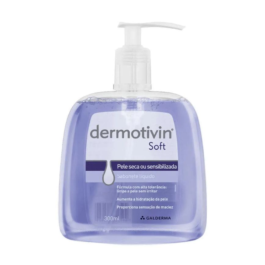 Galderma Dermotivin Soft Sabonete Líquido Pump 300ml