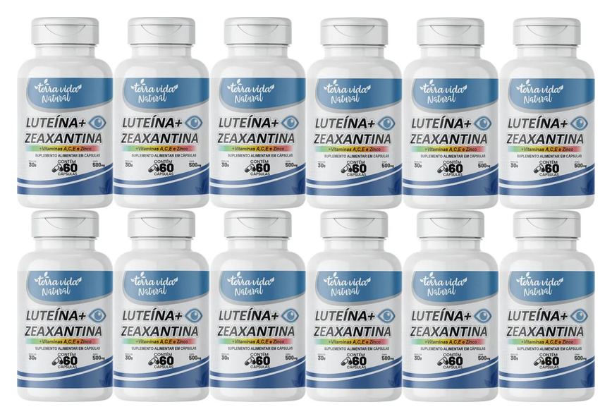 12 Luteína com Zeaxantina Terra Vida Natural