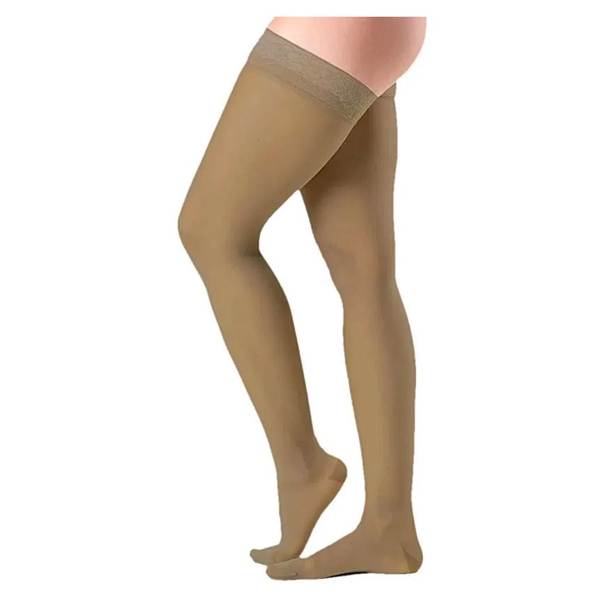 Meia 7/8 Ever Sheer 20-30 Mmhg Fechada Natural Escura Tam M2