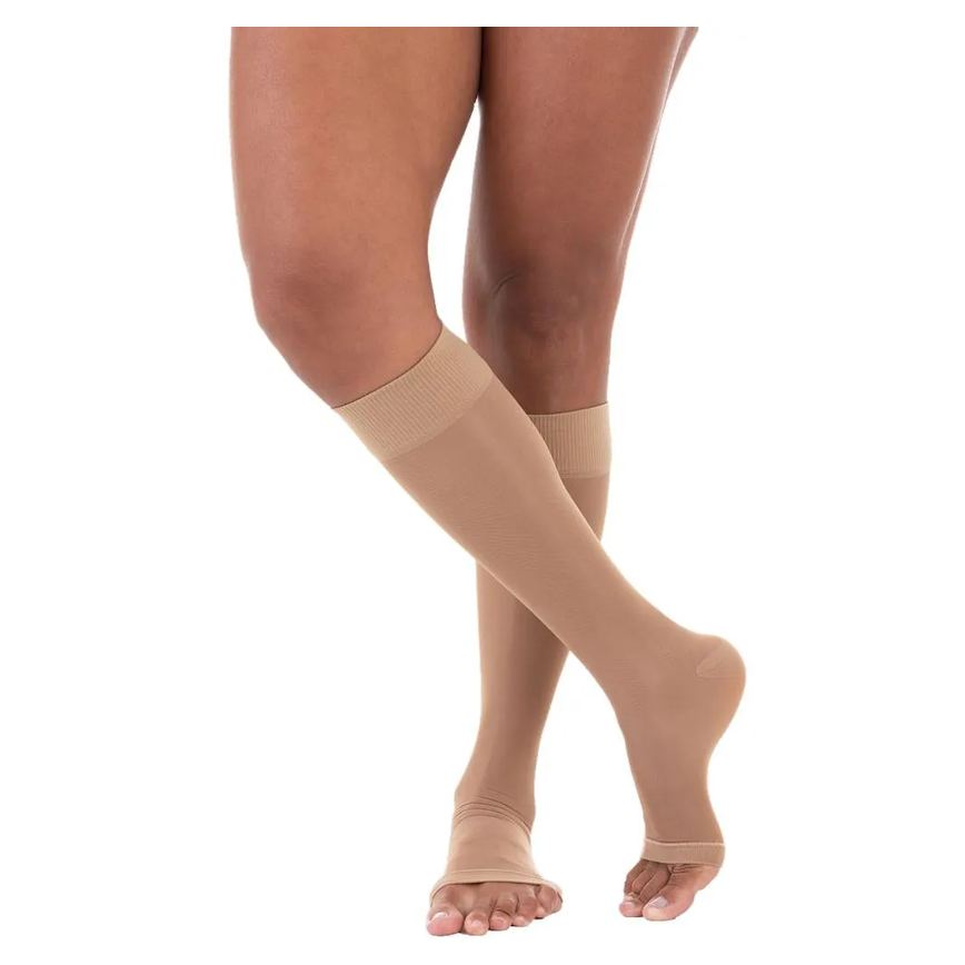 Meia 3/4 Legline Venosan 15-23mmhg Aberta Sahara Tam P