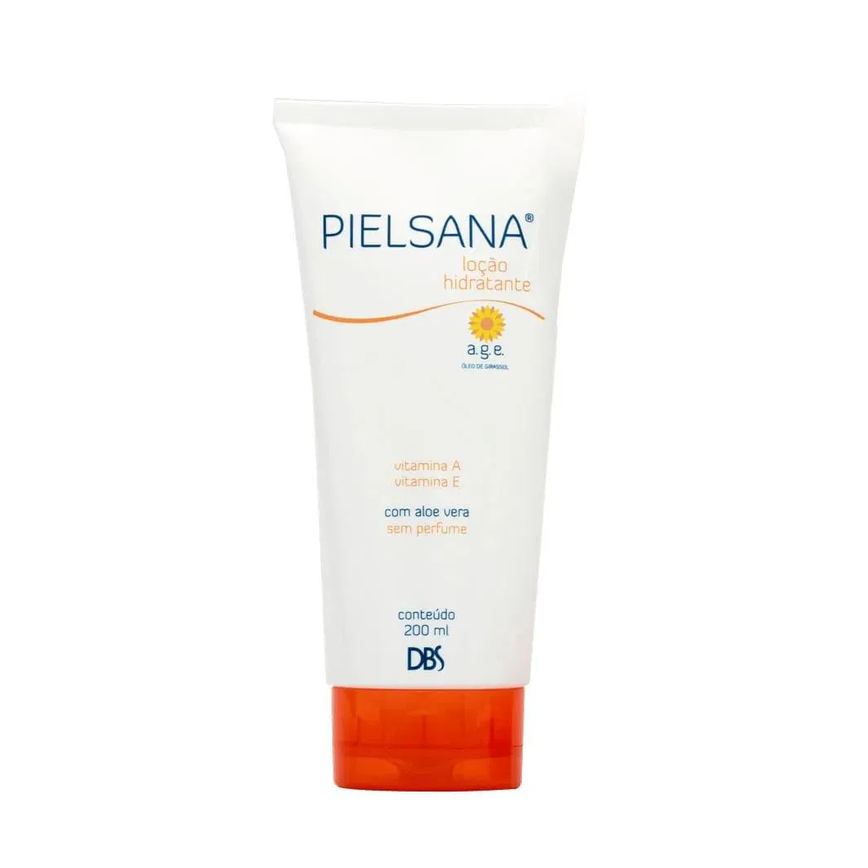Loção Hidratante Corporal Pielsana Premium Age Aloe Vera sem Perfume 200ml