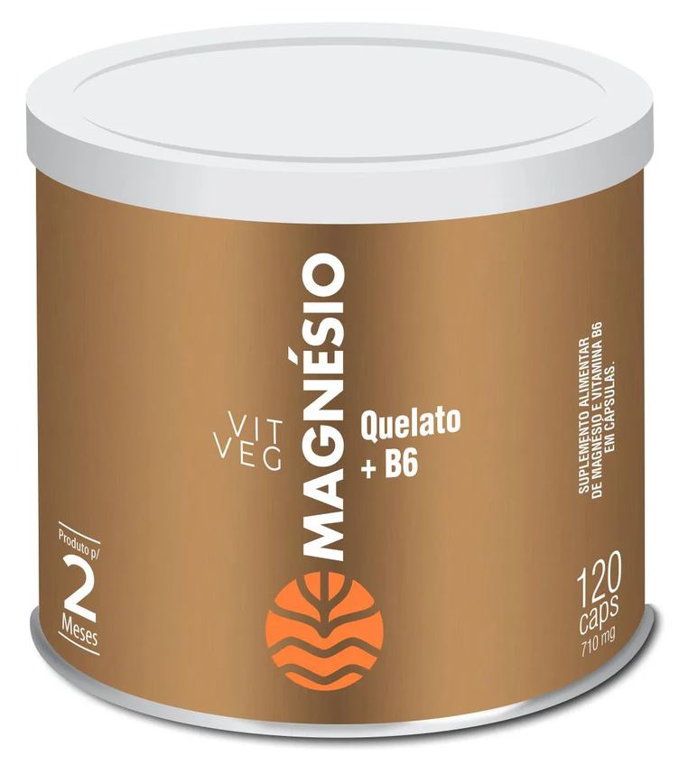 Vital Veg Magnésio - 120 cápsulas - Vital Âtman