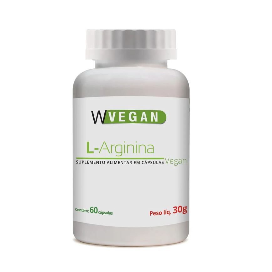 Arginina 60 cápsulas Wvegan L-arginina Vegano