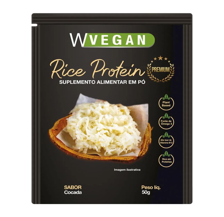 Rice Protein Arroz 50g Sache Sabor Cocada