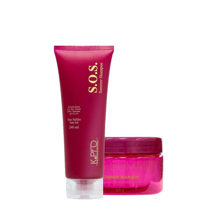Kit K.pro S.o.s. Summer Shampoo e Máscara (2 Produtos)