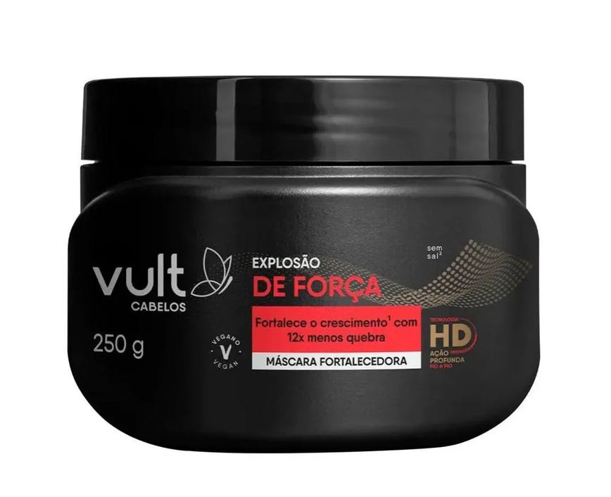 Máscara Fortalecedora Vult Cabelos Explosão de Força 250g