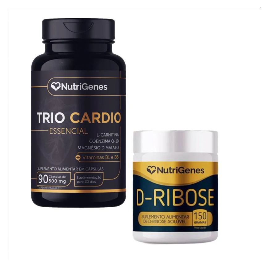 Kit Solução de Sinatra - Trio Cardio + D- Ribose Nutrigenes