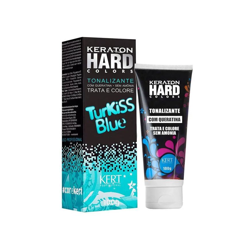 TONALIZANTE KERATON HARD COLOR TURKISS BLUE - 100G
