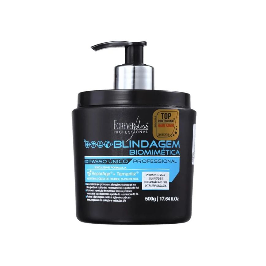 BLINDAGEM CAPILAR MáSCARA FOREVER LISS BIOMIMéTICA - 500G