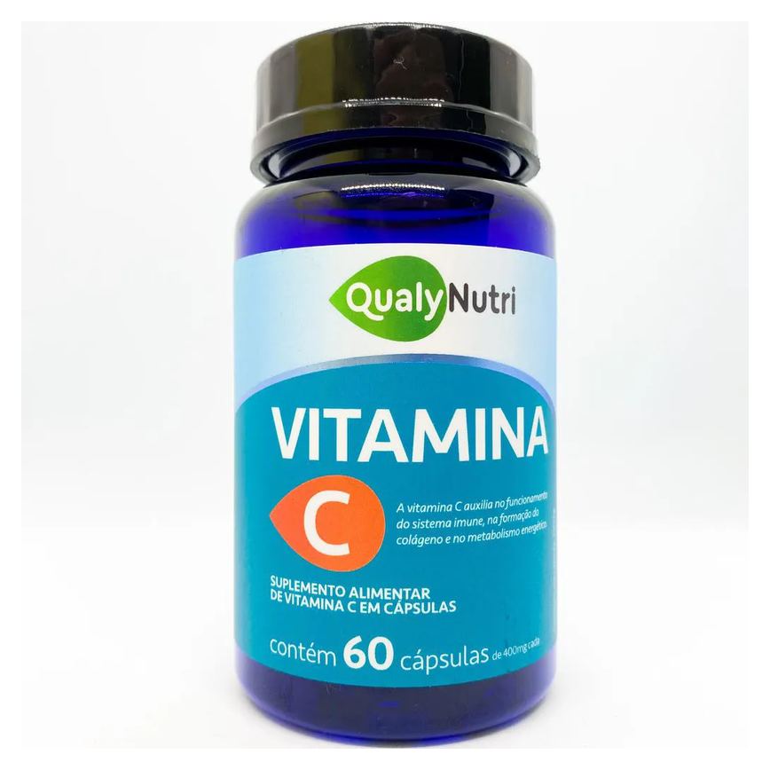 Vitamina C 400Mg C/60 cápsulas - Qualy Nutri