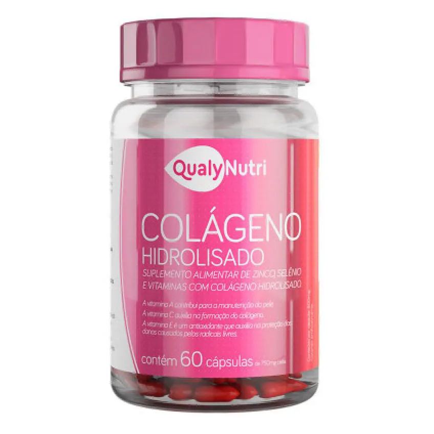 Colágeno Hidrolisado C/60 cápsulas - Qualy Nutri