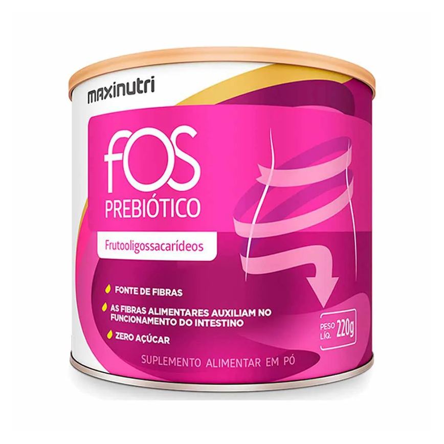 Fos Frutooligossacarídeos Prebióticos Fibra Reguladora Intestinal 220g Maxinutri