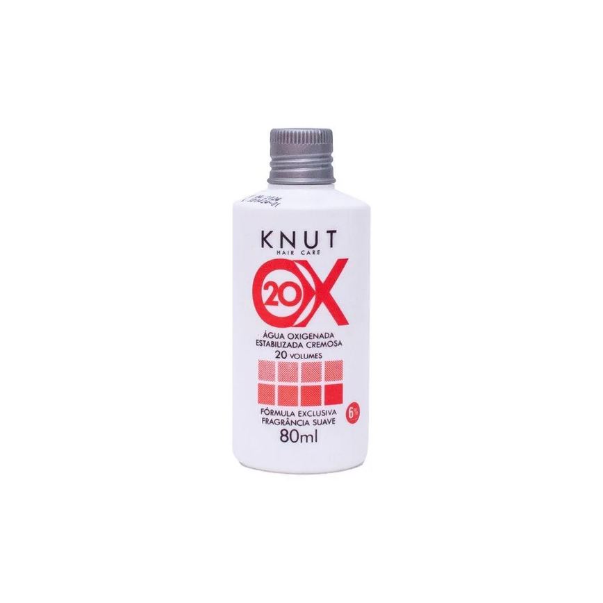 Água Oxigenada Estabilizada Cremosa 20VOL 6% Knut 80ML