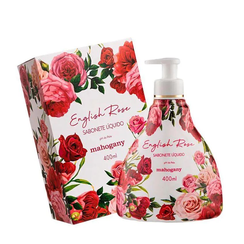 Sabonete Líquido English Rose Mahogany 400ml