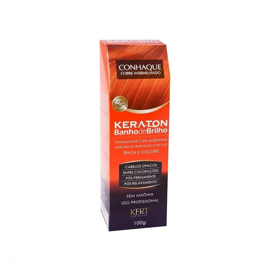 Tonalizante Banho de Brilho Keraton Conhaque Cobre Avermelhado