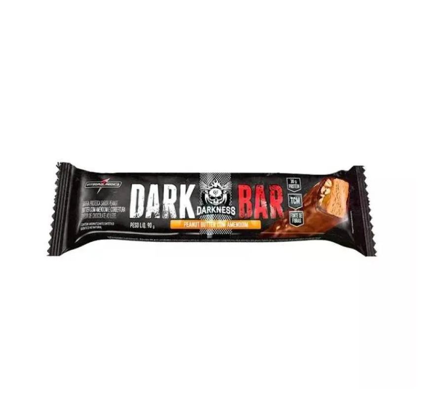 Barra de Proteína Integralmédica Dark Bar Peanut Butter com Amendoim 90g