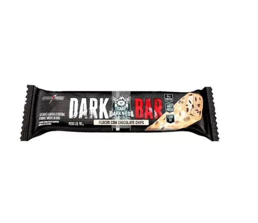 Barra de Proteína Integralmédica Dark Flocos com Chocolate 90g