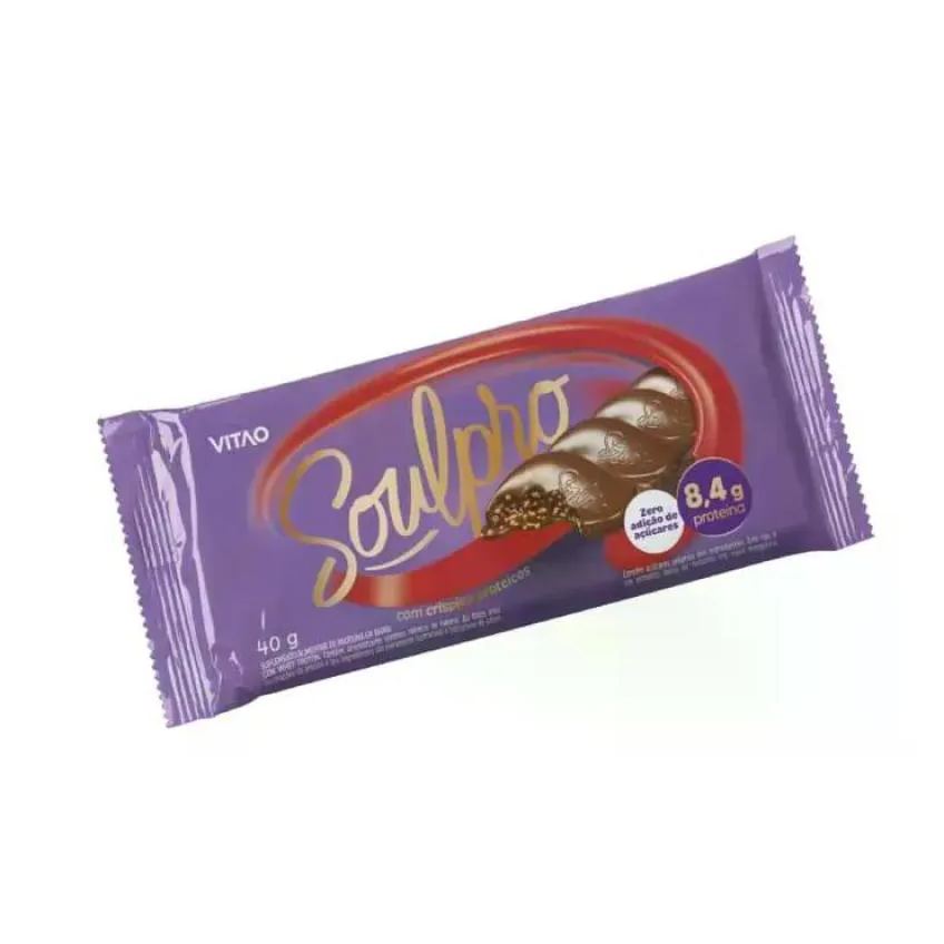 Chocolate Proteico Ao Leite Vitao Zero 40g