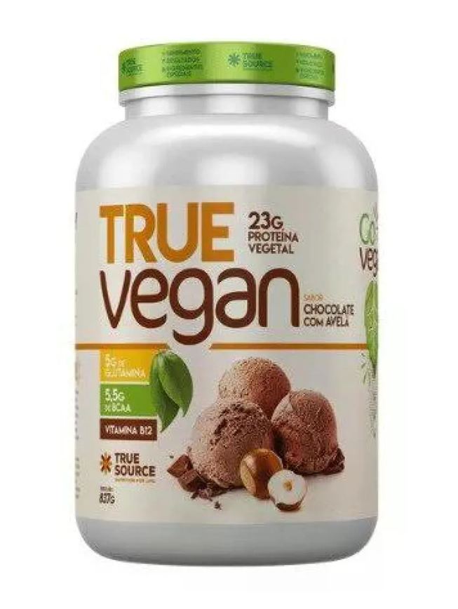 Proteína Vegetal True Source True Vegan Chocolate com Avelã 837g