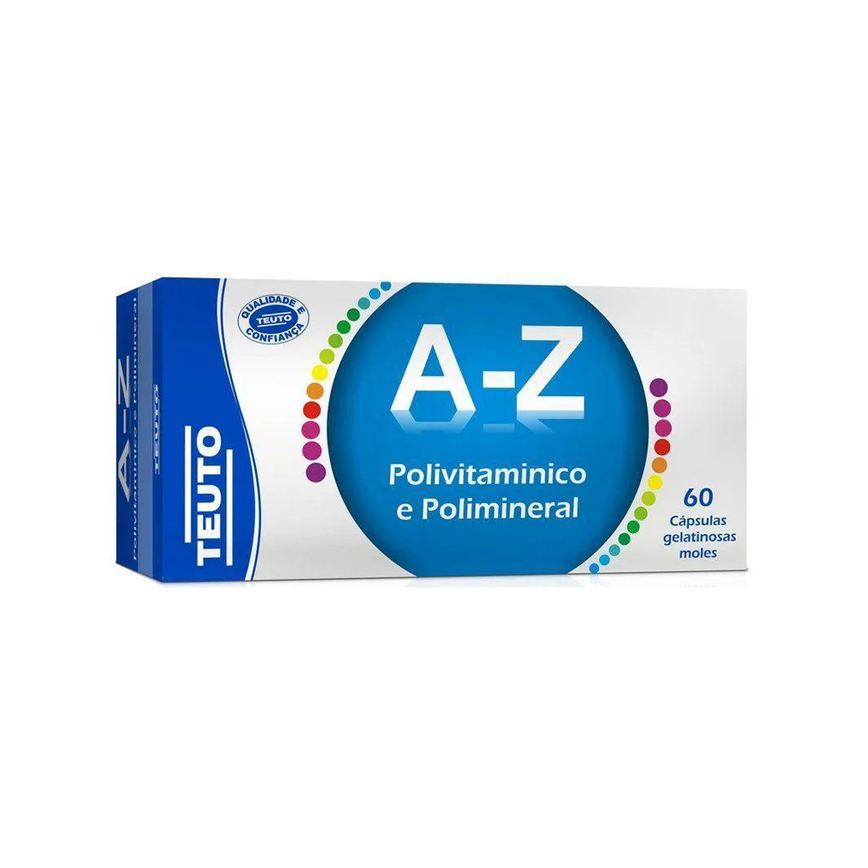 Polivitamínico e Polimineral a Z com 60 Cápsulas Teuto
