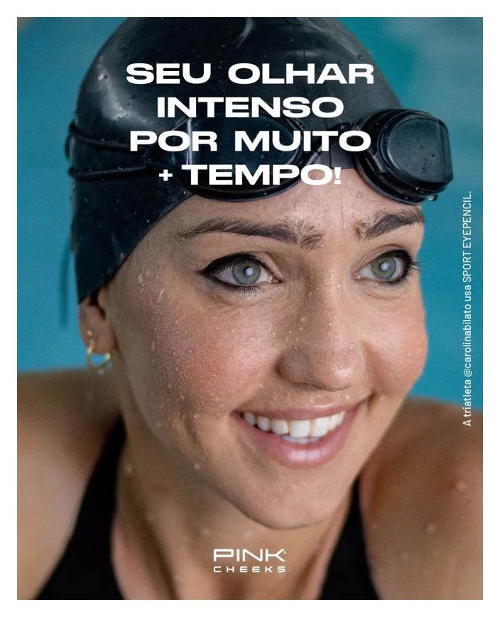 Lápis De Olhos Sport Eyepencil Preto 1,2g - Pink Cheeks