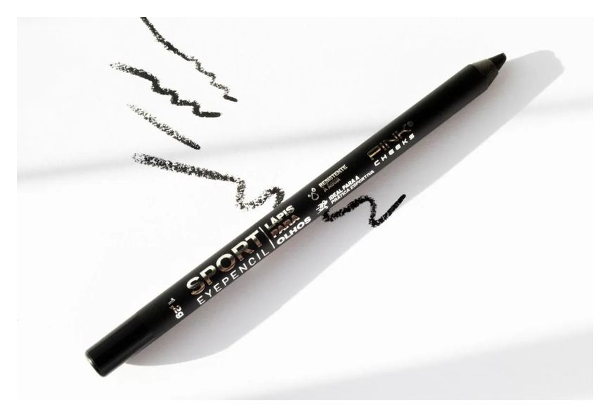Lápis De Olhos Sport Eyepencil Preto 1,2g - Pink Cheeks
