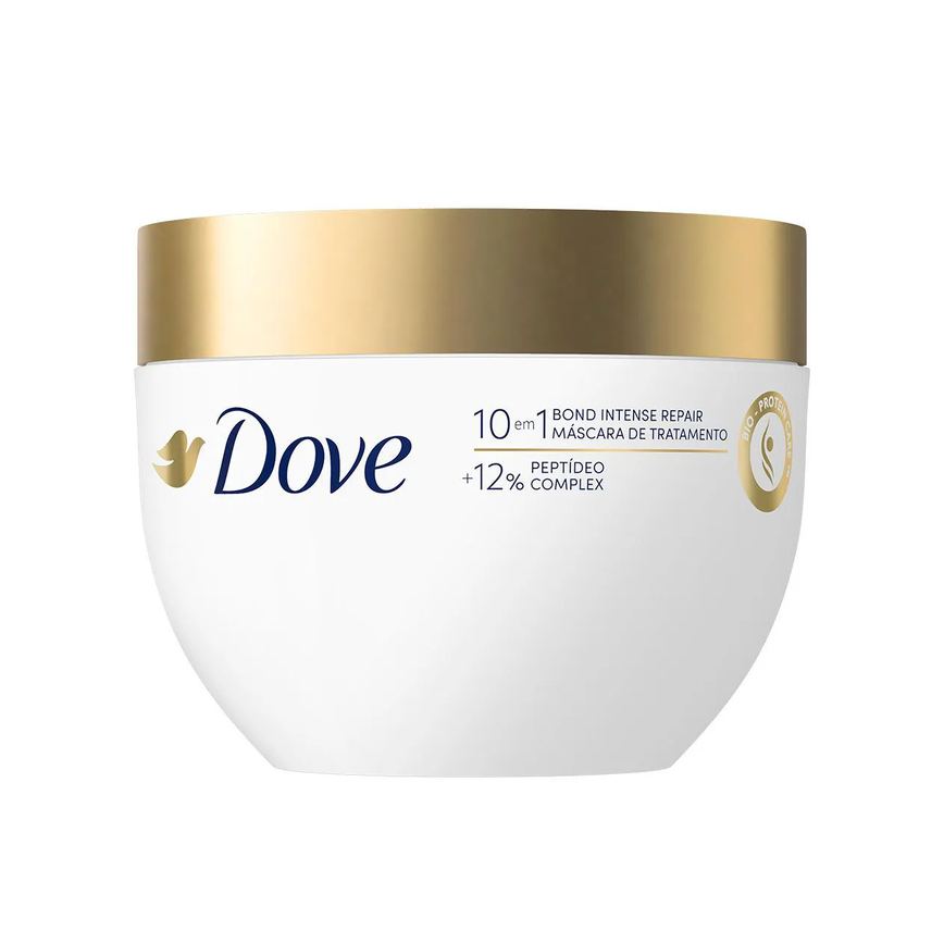 Kit Dove Bond Intense Repair Shampoo Petídeo Complex + Condicionador + Máscara de Tratamento + Óleo Sérum Bifásico Finalizador
