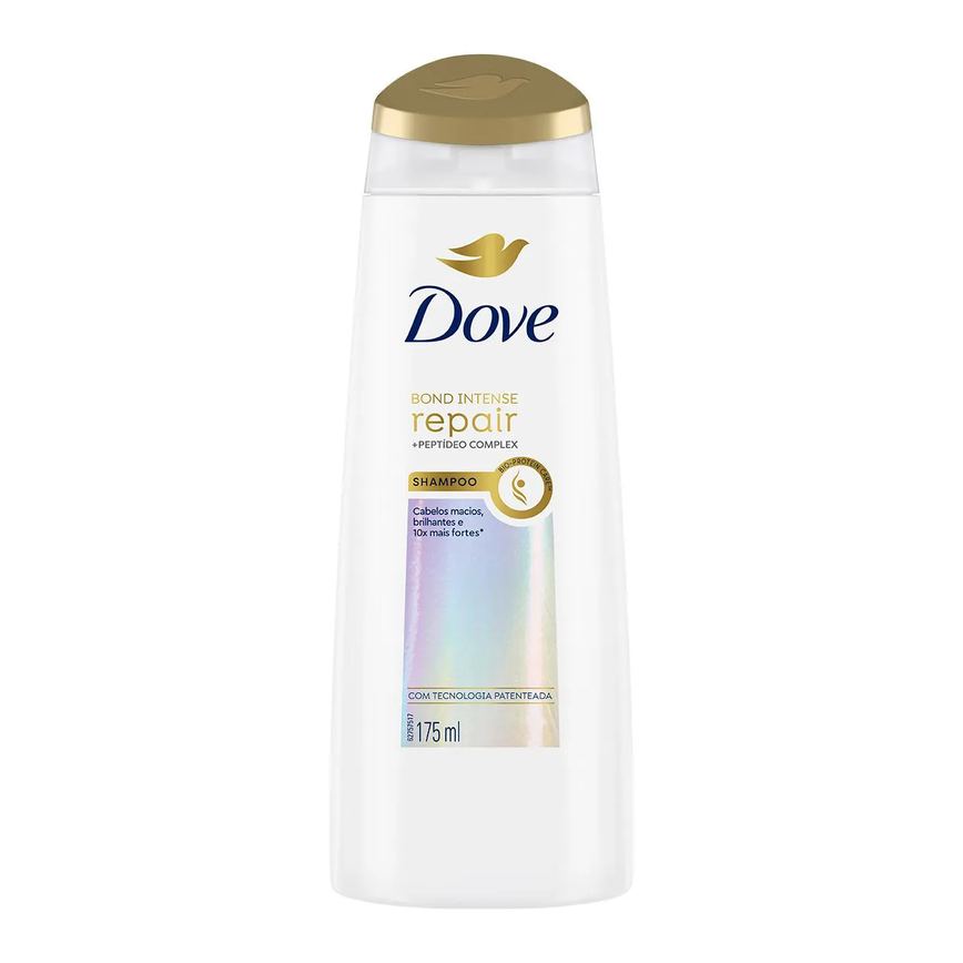 Kit Dove Bond Intense Repair Shampoo Petídeo Complex + Condicionador + Máscara de Tratamento + Óleo Sérum Bifásico Finalizador